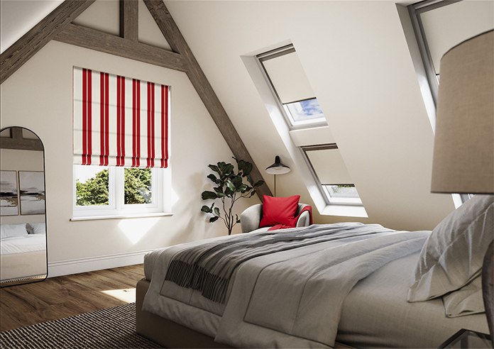 The British Stripe Co. Edward, London No.1 - Roman Blind - Image 6